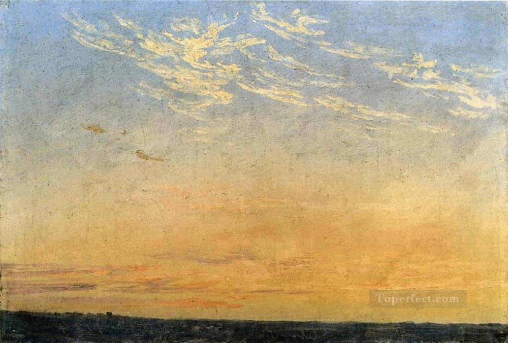 Evening Romantic Caspar David Friedrich Oil Paintings